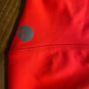 Five Dancewear Legging.  Red Child Large.